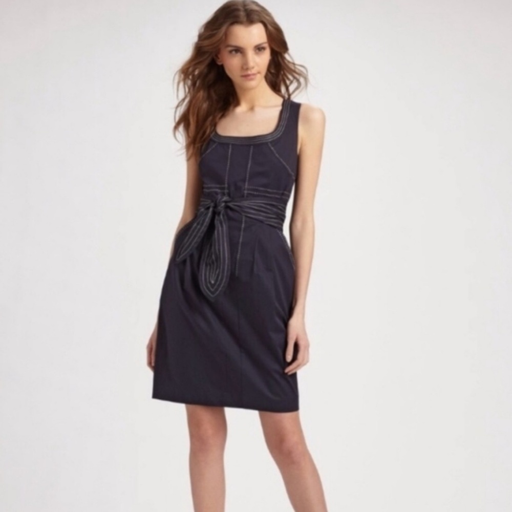 Tory Burch Navy Sleeveless Dress Size 4